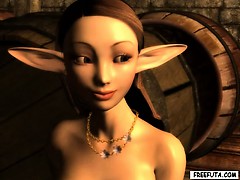 hentai-3d-elf-dickgirl-gets-handjob-and-fucking